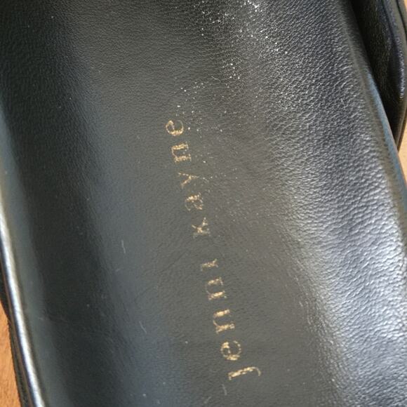 Jenni Kayne Leather Knot Sandal Slides in Black‎ Size 10 US EU 40 - Picture 5 of 8